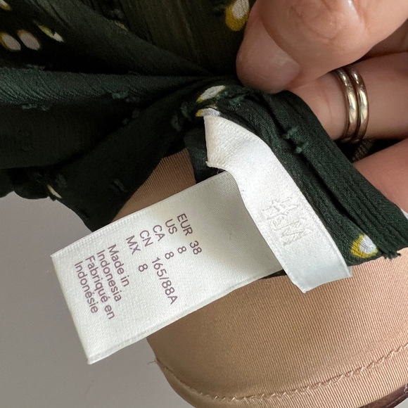 Plumeti shiffon ruffled blouse sz 8 like new - Picture 8 of 17